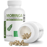 Bronson Moringa, cápsulas; tapa segura para transporte