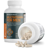 Bronson Multivitamin, detalle de empaque, calidad confiable desde 1960.
