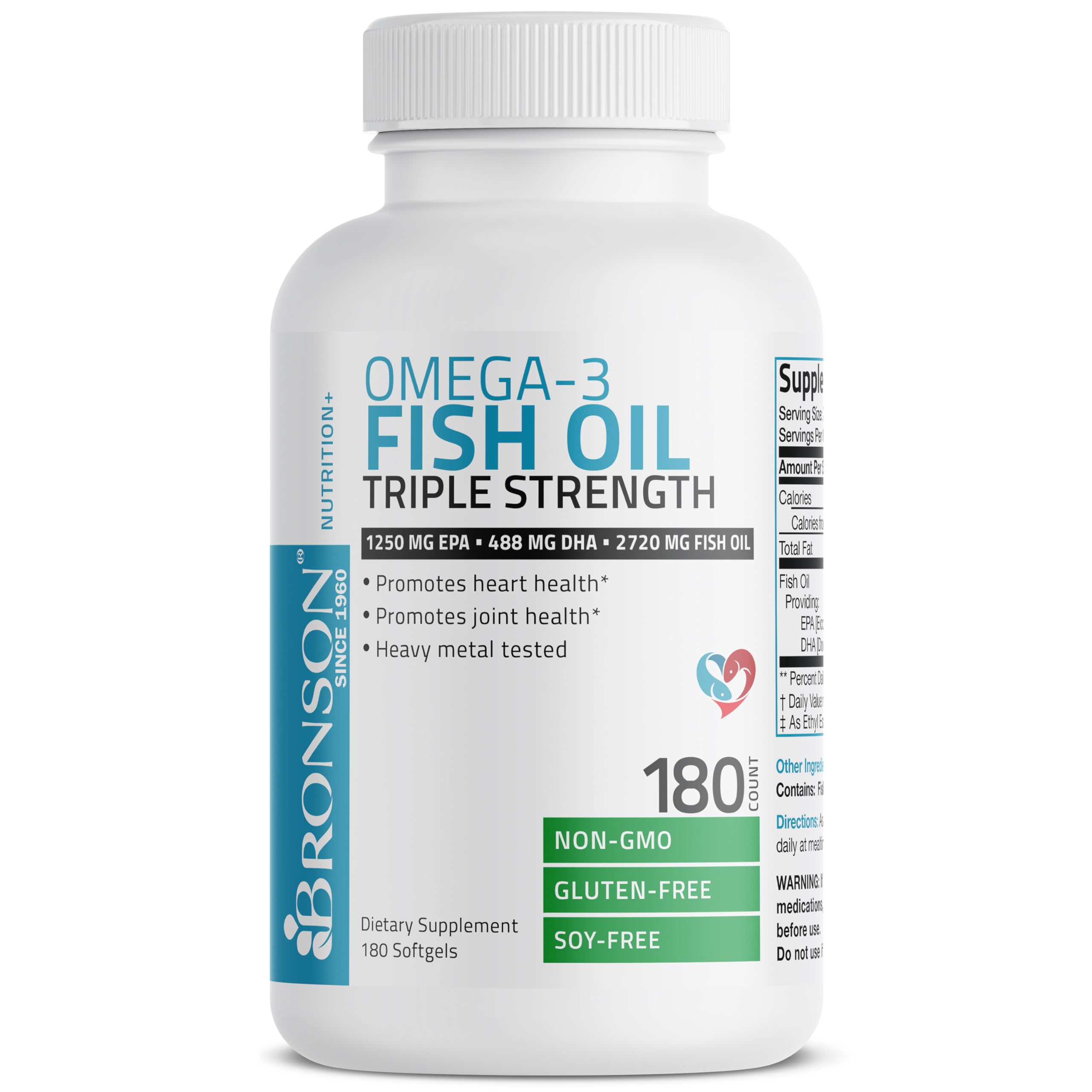 Bronson Omega 3: cápsulas en mano muestran tamaño cómodo.