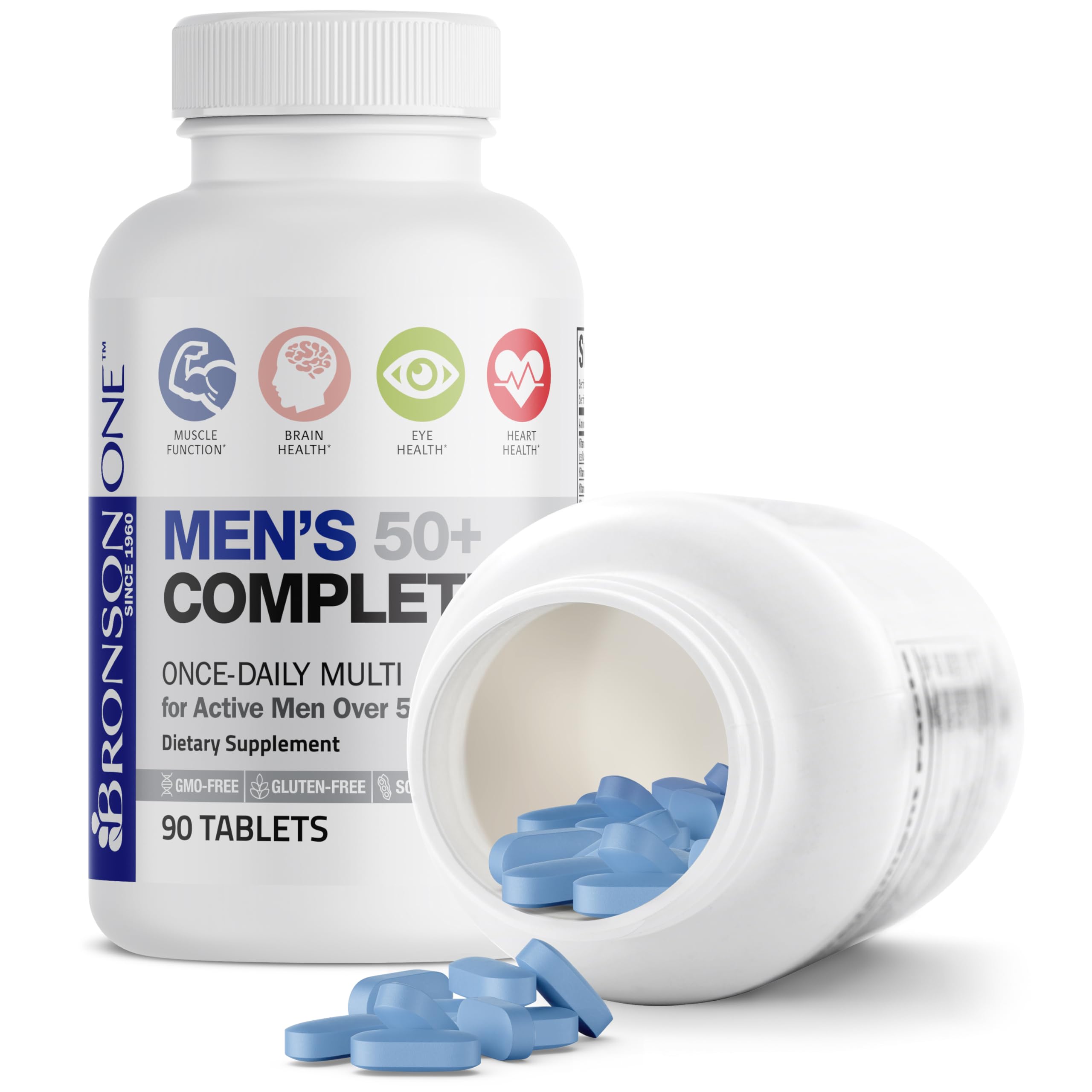 Bronson ONE, etiqueta destaca licopeno: nutriente clave para la salud general.
