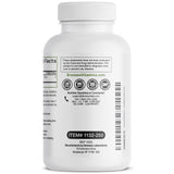 Etiqueta de Bronson Rhodiola Rosea con información clara, libre de OGM, gluten y soja.