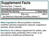 Bronson Selenium 200 mcg, escena de uso en cocina, complemento diario para el bienestar.