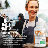 Etiqueta de Bronson Super B100 mostrando ingredientes clave.