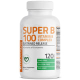 Tabletas Bronson Super B100 libres de OGM para perfil limpio.