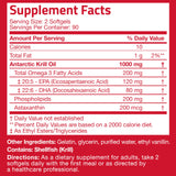 Bronson Uso diario Krill Omega-3 para estilo de vida activo.