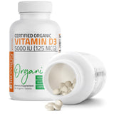 Bronson Vitamin D3 sin gluten, sin soya, sin trigo para dietas sensibles