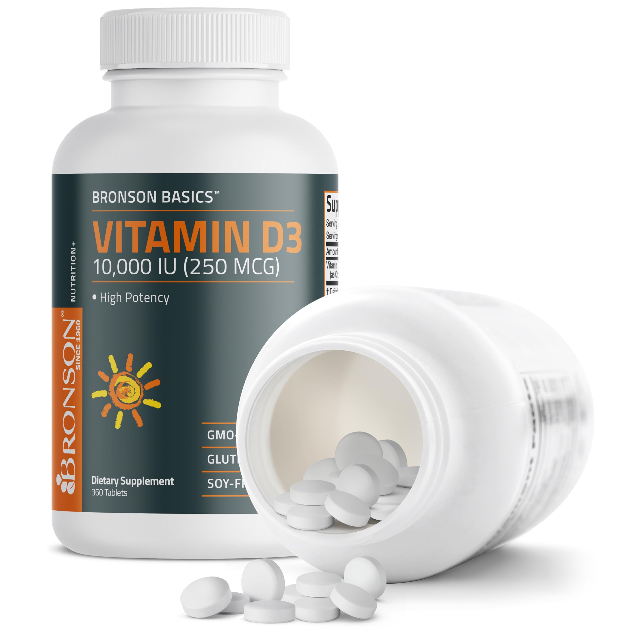 Bronson Vitamina D3 ayuda a mantener función muscular saludable durante la actividad.