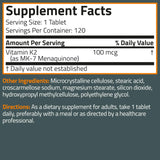 Bronson Vitamina K2 MK-7, soporte diario para una ingesta fácil.