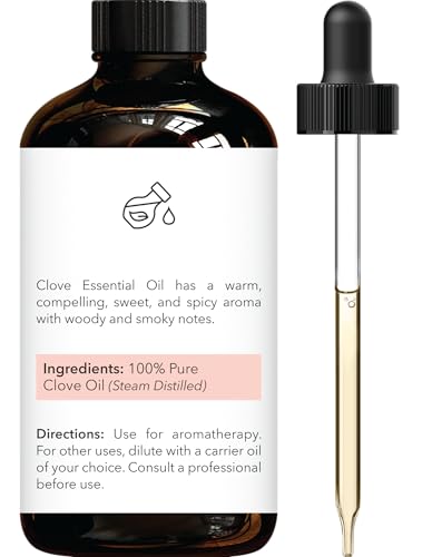 Brooklyn Botany Aceite Esencial de Clavo con gotero para dosificar con precisión.