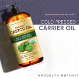 Brooklyn Botany Ricino para cejas y pestañas, nutriente para un aspecto más pleno.