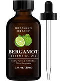 Brooklyn Botany Bergamot: botella ambar protege el aceite para aroma duradero.