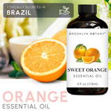 Brooklyn Botany Mezclas con aceites para difusión de naranja.