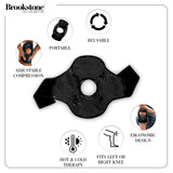Brookstone gel flexible para rodilla, se adapta a la forma.