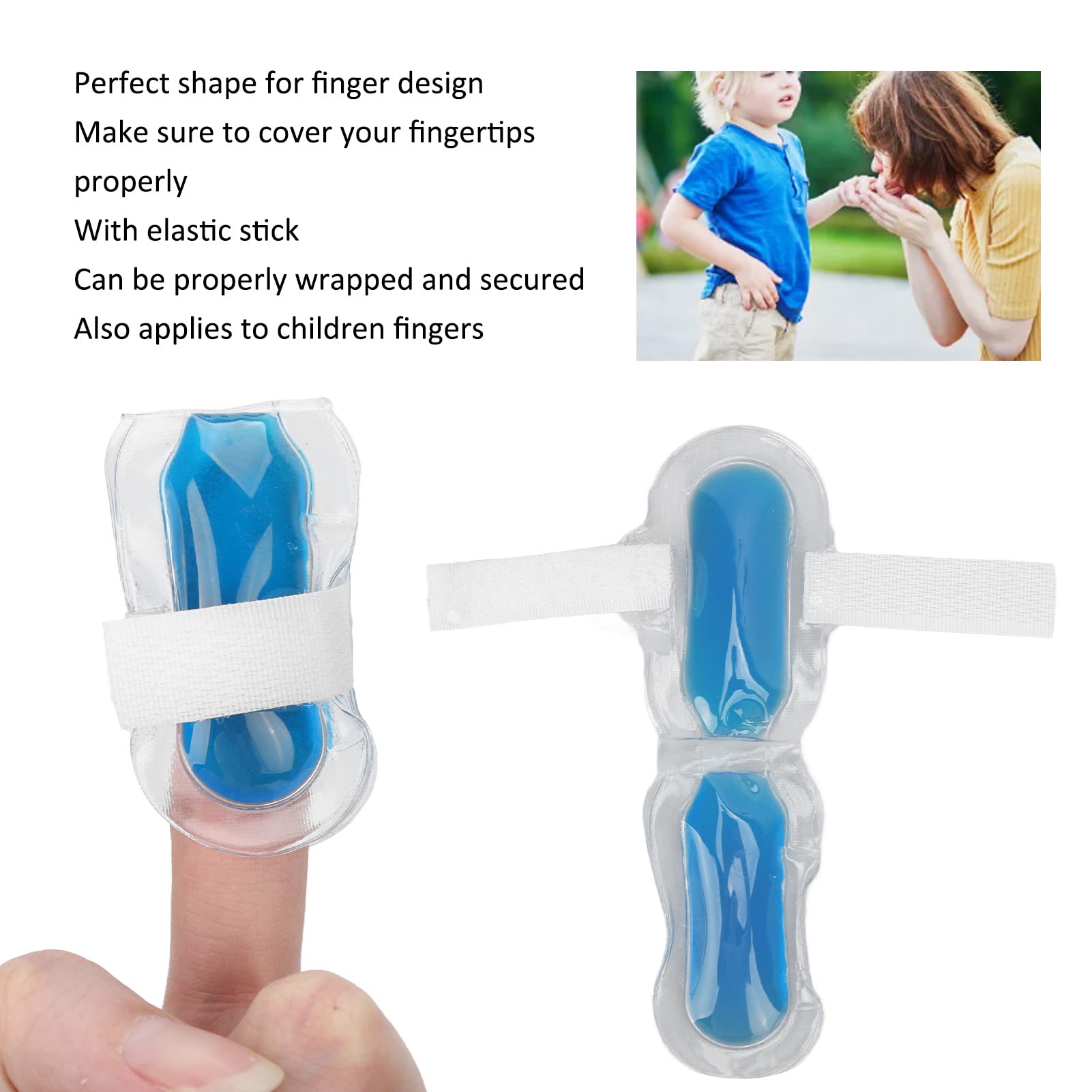 Brrnoo dedo frío para niños, aplicación rápida y cómoda
