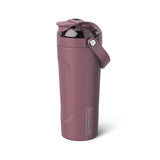 BrüMate MultiShaker con tapa MagFlip abierta para beber al instante