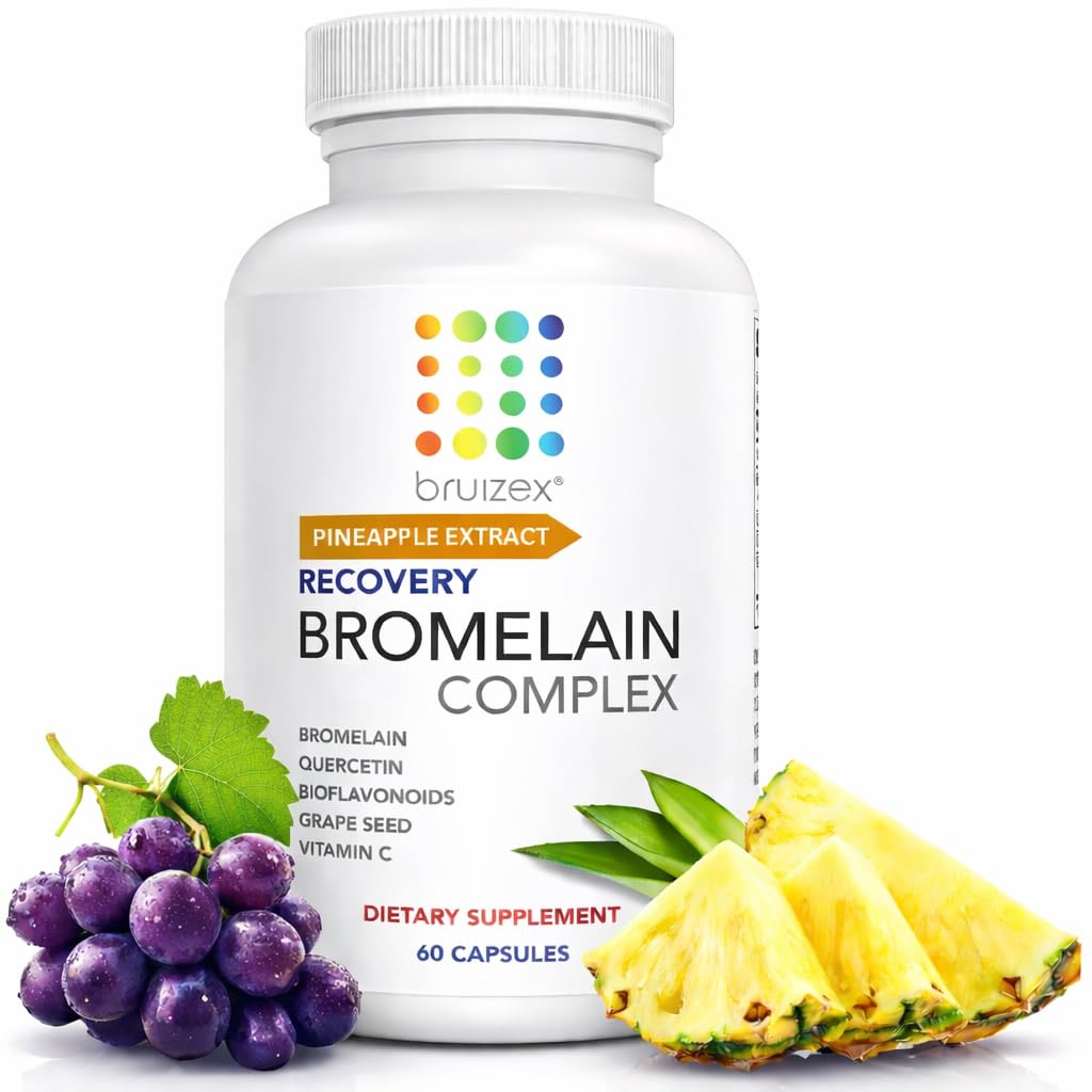 Bruizex cápsulas con bromelina y quercetina para apoyo postoperatorio