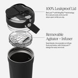 BrüMate MultiShaker con tapa BevLock deslizante para evitar derrames.