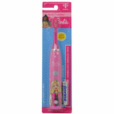 Brush Buddies Barbie, cepillo eléctrico para niños, llega a zonas difíciles con cerdas suaves.