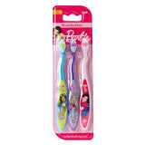 Brush Buddies BarbieGirl: set de cepillos dientes suaves para niños.