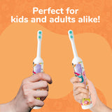 Brush Buddies incluye pilas para empezar a cepillar sin esperas