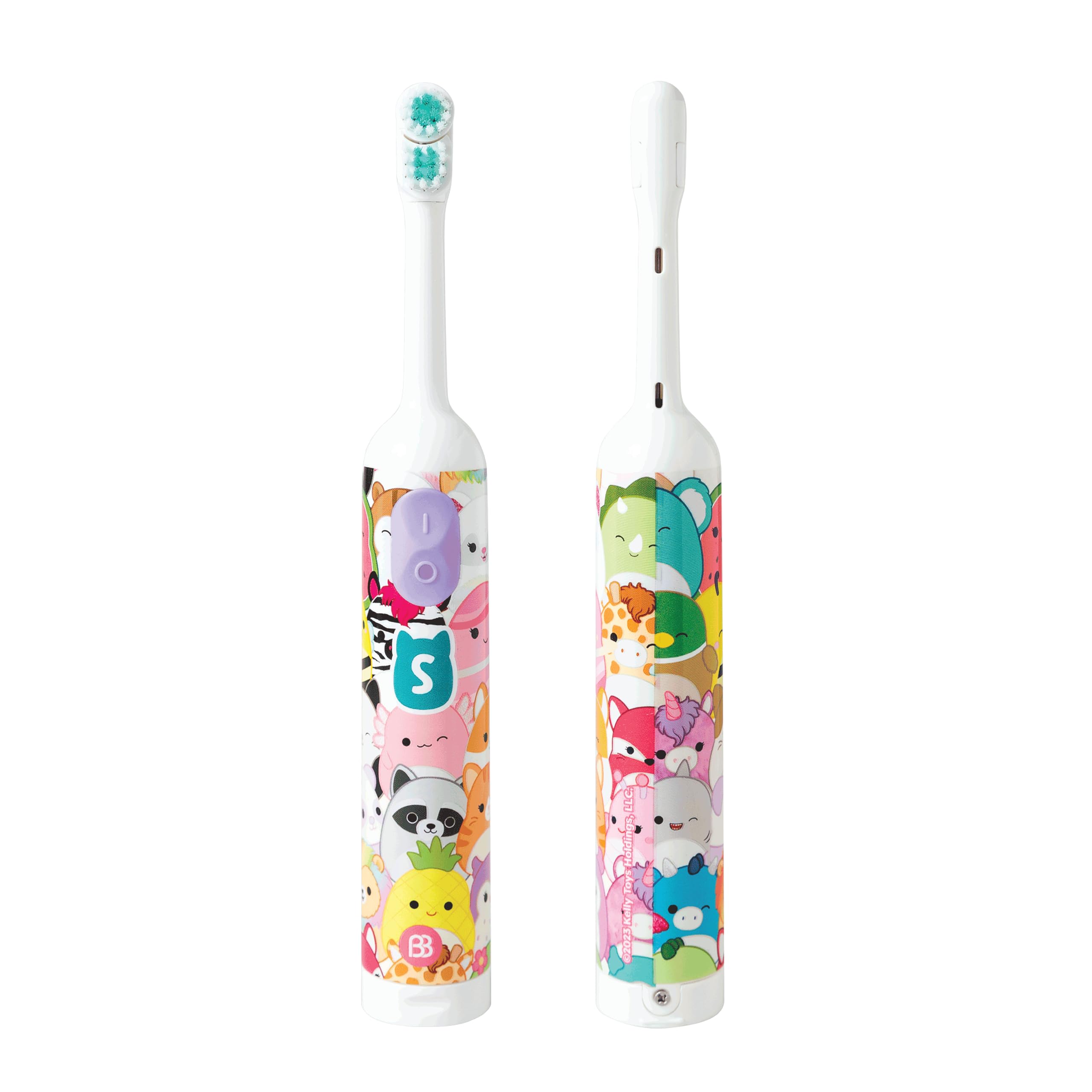 Brush Buddies diseño colorido con Squishmallows para empezar la rutina dental con energía