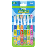 Brush Buddies Sesame Street cepillos infantiles, enfoque: personajes divertidos para cepillado diario suave