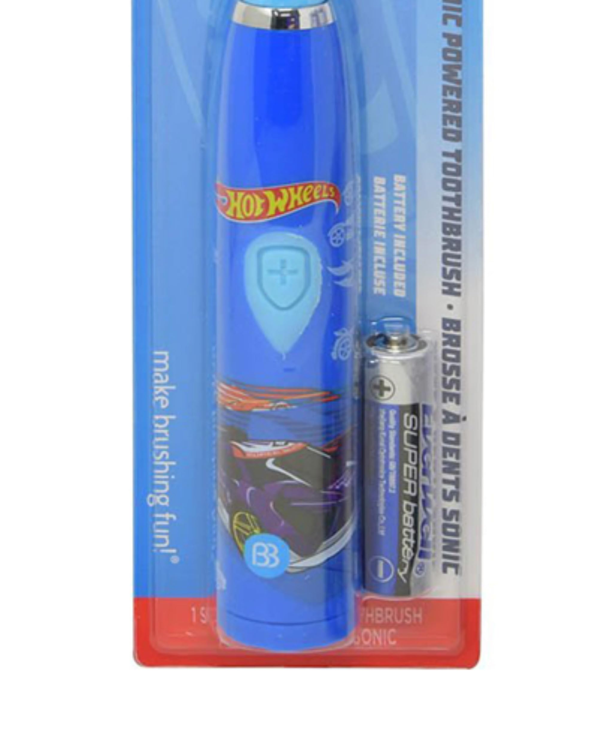 Brush Buddies Hot Wheels cabezal-redondeado suave para encias sensibles