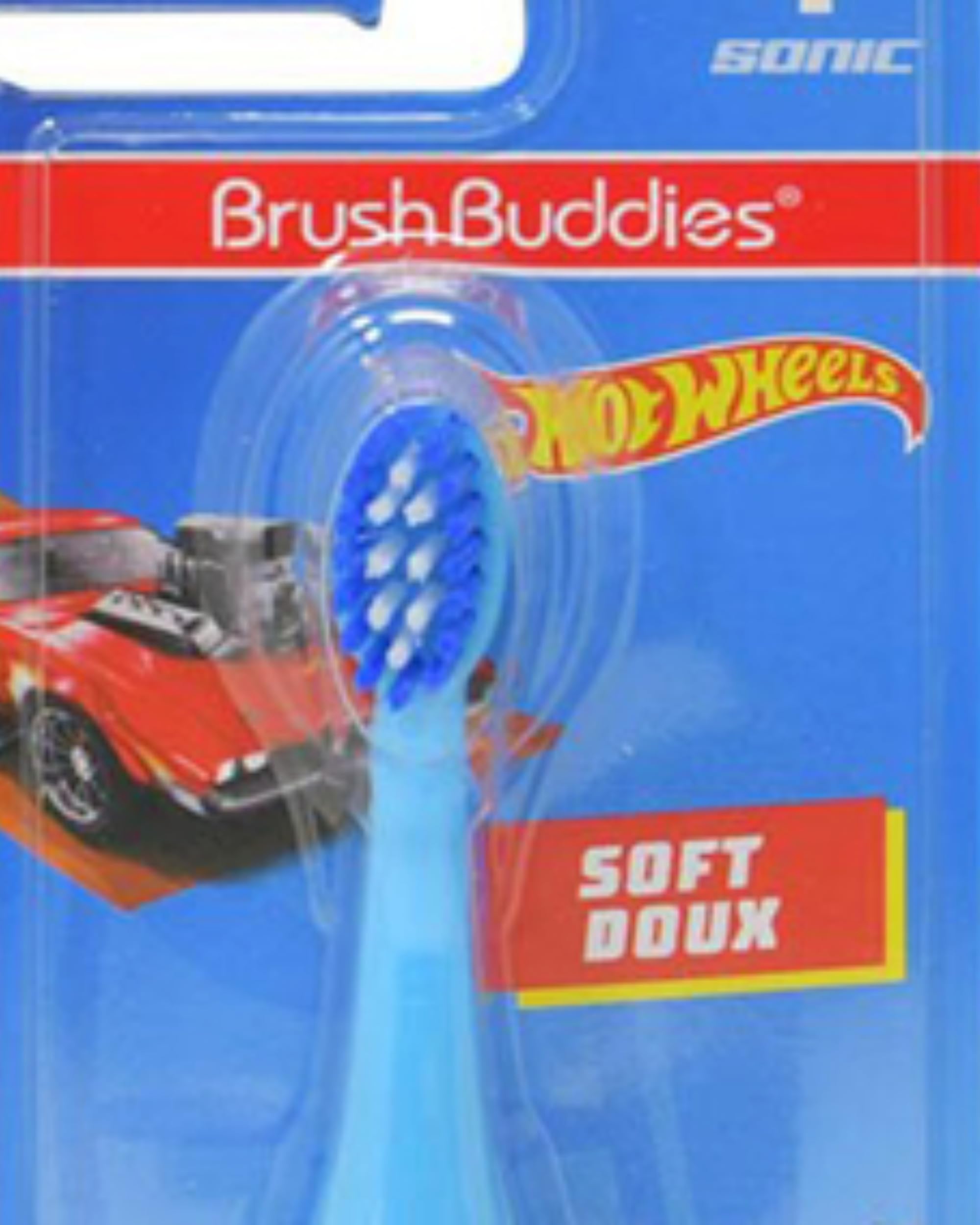 Brush Buddies Hot Wheels limpieza-sonica para dientes mas limpios