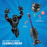 Tapa de personaje para cepillo Brush Buddies Pantera Negra.