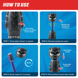 Cepillo infantil Brush Buddies Pantera Negra fomenta hábitos de higiene.
