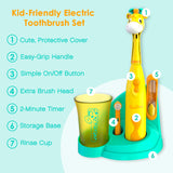 Brusheez diseño de animales en cepillo eléctrico infantil