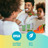Brusheez Pepper el Dino: temporizador de dos minutos para orientar sesiones.
