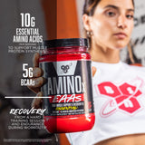 BSN AMINO X: etiqueta de sabor con opciones atractivas para entrenar