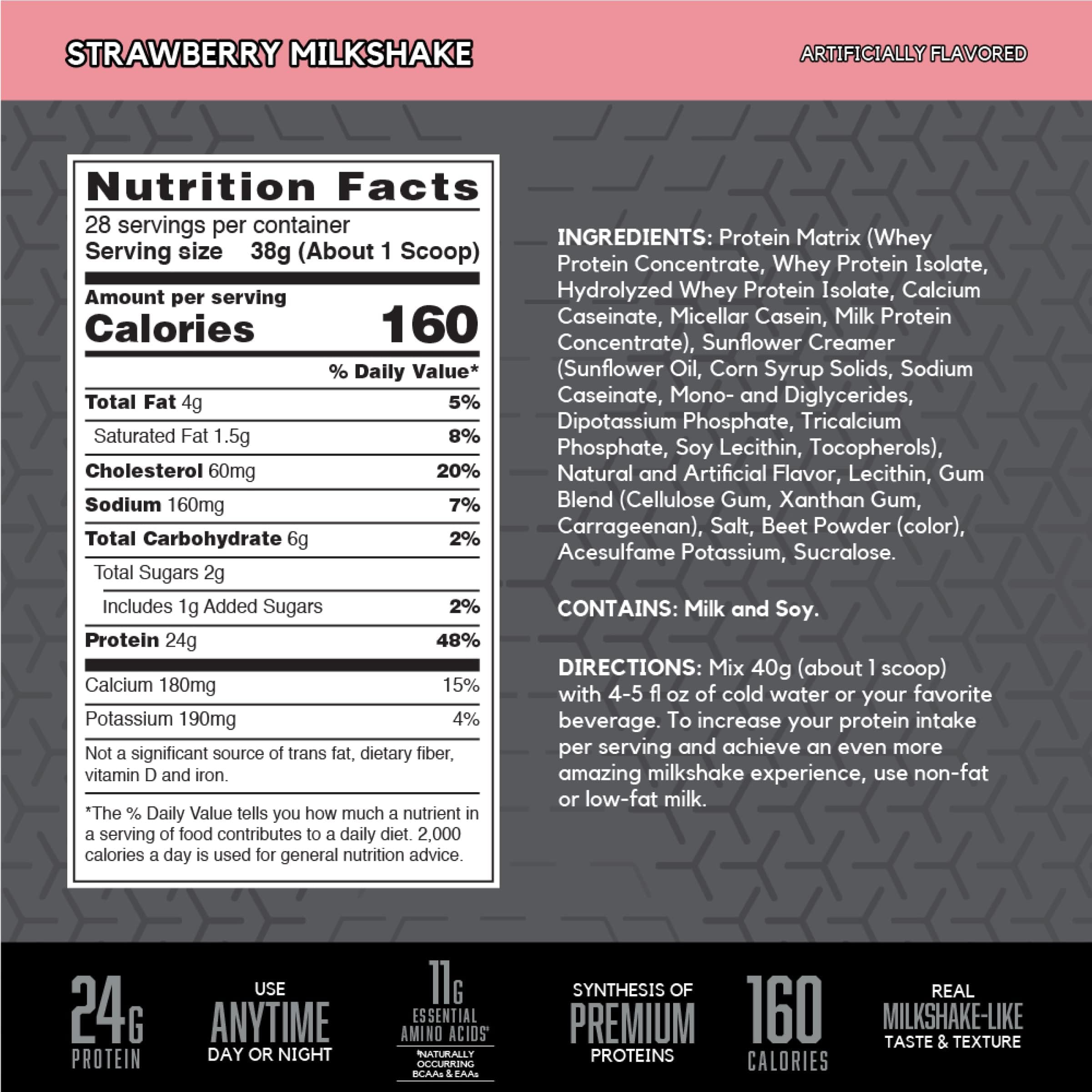 BSN SYNTHA-6 EDGE 24 g de proteína por porción para apoyo diario
