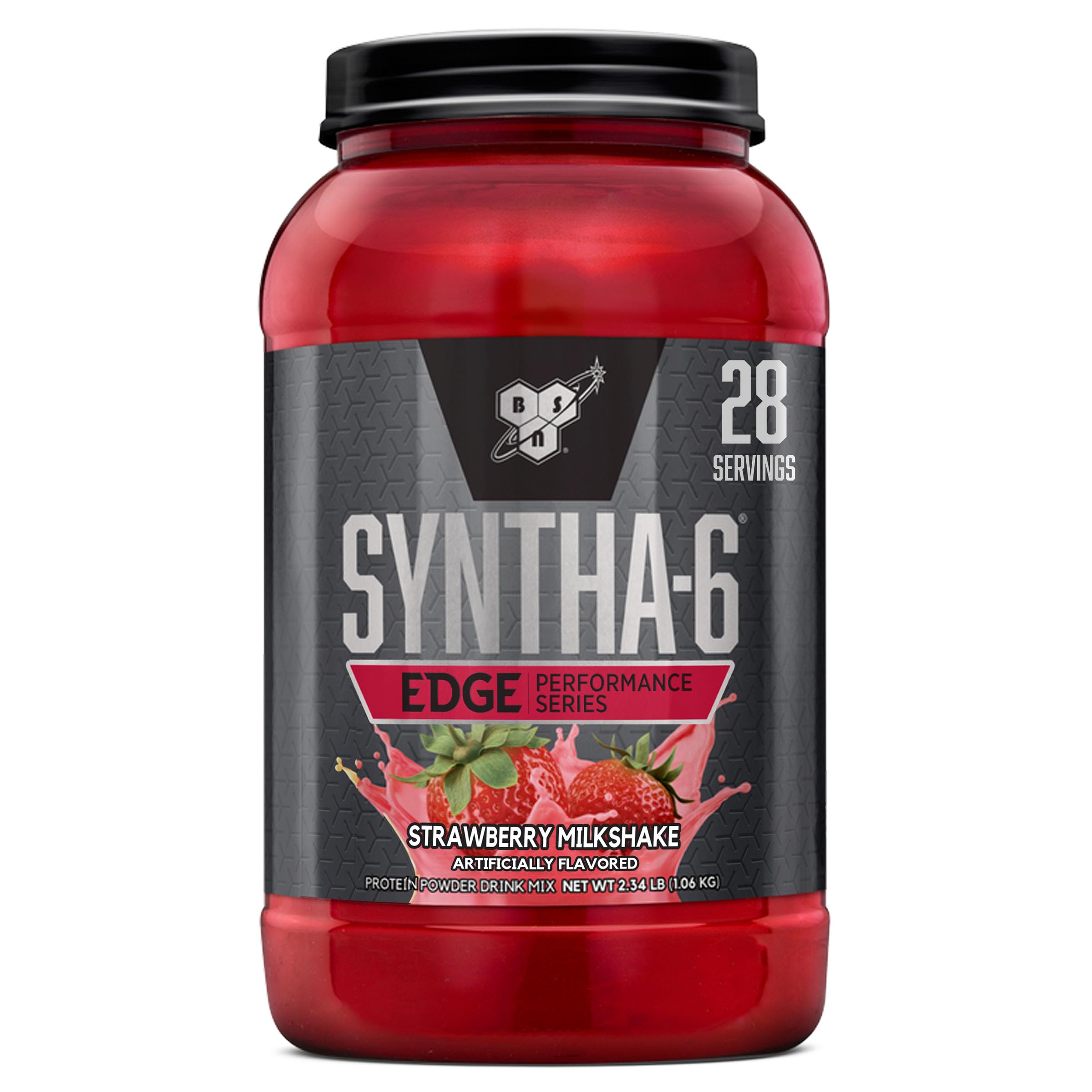 BSN SYNTHA-6 EDGE polvo proteico sabor fresa para batidos cremosos