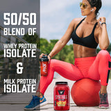 BSN SYNTHA-6 ISOLATE batido cremoso de vainilla en vaso