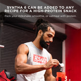 BSN SYNTHA-6 sabor chocolate con azucar reducido por porcion.
