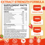 BSSTABBON: gomitas calcio 1200 mg con vitaminas para absorción óptima.