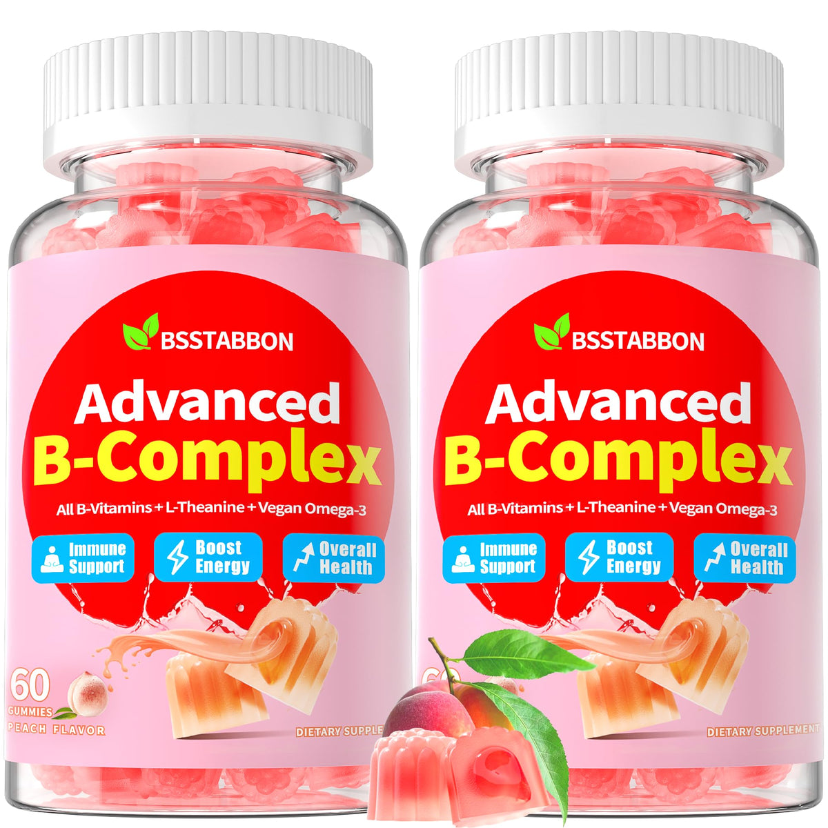 BSSTABBON Gomitas envase con complejo de vitaminas B para energía
