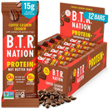 B.T.R. Nation barra Café con Anacardo crujiente para energía diaria.