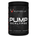 Bucked Up Pump-ocalypse frambuesa limonada en botella para entrenamiento intenso.