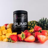 Bucked Up Pump-ocalypse vaso con bebida para hidratación sostenida.