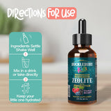 Bucklebury Probióticos Niños, etiqueta brillante que destaca la salud intestinal.