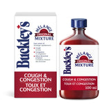 Buckley's Original Mixture Syrup en botella de 100 ml para tos y congestión.