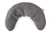 bucky terapia cuello chenille gris, envoltura cálida para aliviar tensión diaria.