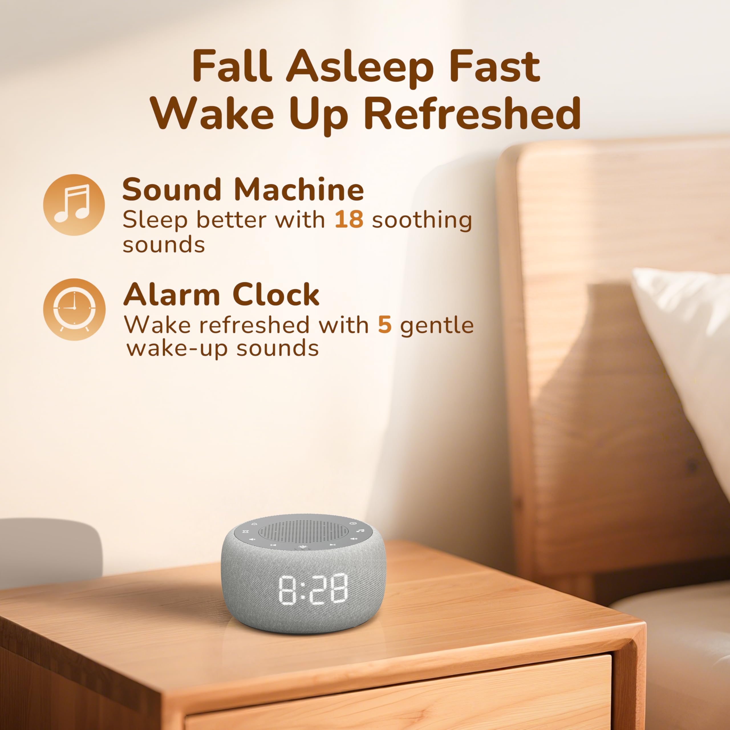 BUFFBEE Sonidos naturales para dormir y relajarse