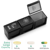 BUG HULL dispensador de pastillas de 7 días, práctico para días ocupados.
