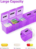 BUG HULL juego de dos organizadores grandes, perfectos para medicación diaria.