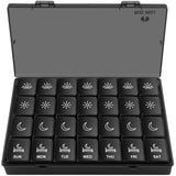 BUG HULL XL organizador de pastillas con capacidad extra para varias vitaminas