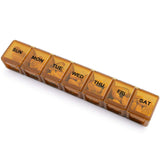 BUG HULL organizador de viaje, 7 compartimentos para una semana de suplementos.